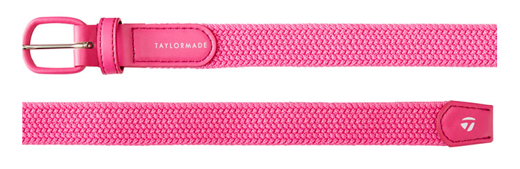 粉色编织女士腰带